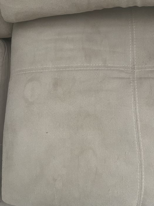 Sofa bege de 2 lugares + chaise longue