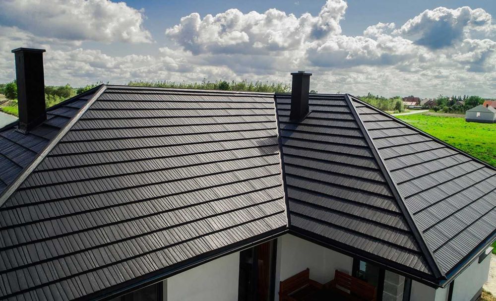 Blacha, gont blaszany JANOSIK od Blachotrapez  RAL 9005