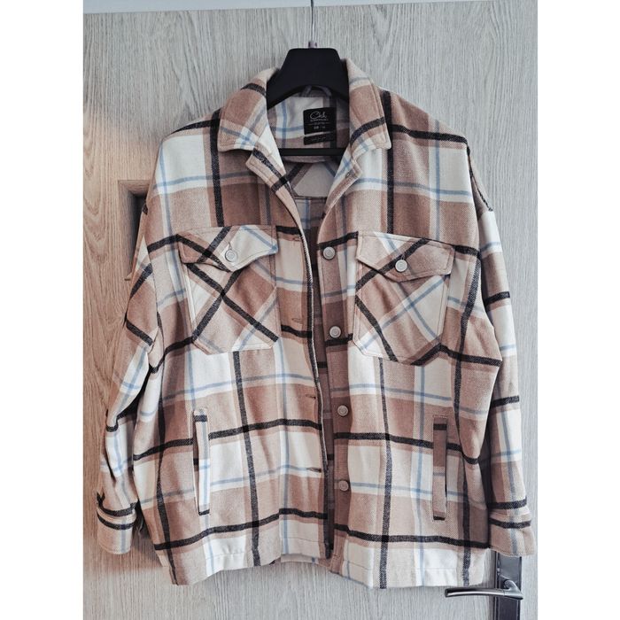 Kurtka koszulowa damska C&A 42 44 46 XXL kratka kieszenie plus size
