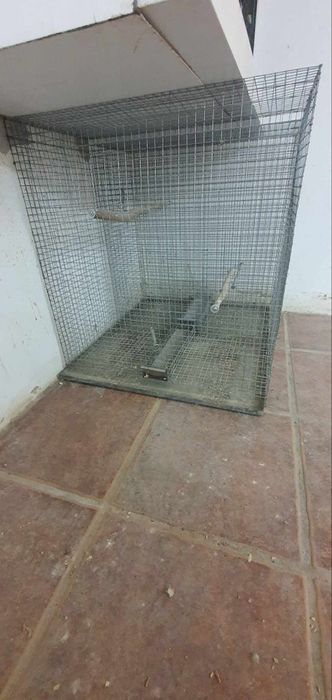 Gaiolas novas e usadas
