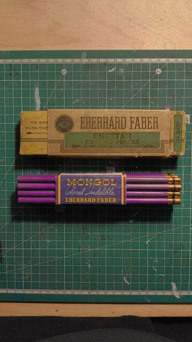 Lote de lápis Eberhard Faber Vintage
