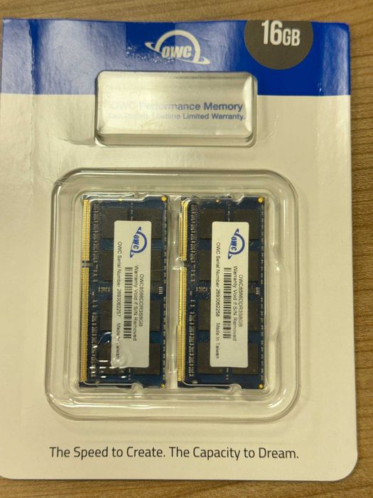 Оперативна пам'ять OWC DDR3 16GB (2x8GB) 1066MHz SO-DIMM Kit
