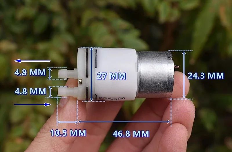 Мембранный вакуумный воздушный водяной мини-насос 3.7В