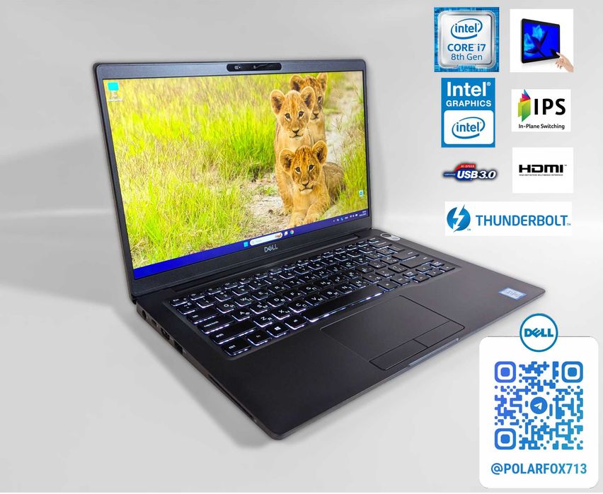 *️⃣Dell Latitude 7400 i7/4xC/4.8GHz/IPS_TCH/16G_RAM/512G_SSD/TBD/IR We