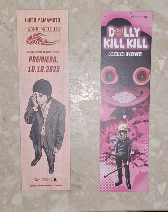 Zakładki do mang Waneko