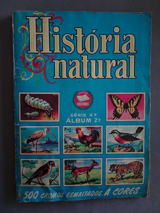 Caderneta de cromos - História Natural (Faltam 27 cromos)