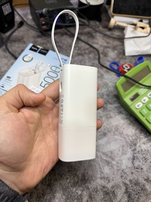 Зарядка 220в 20ват + павербанк 5000 hoco j148