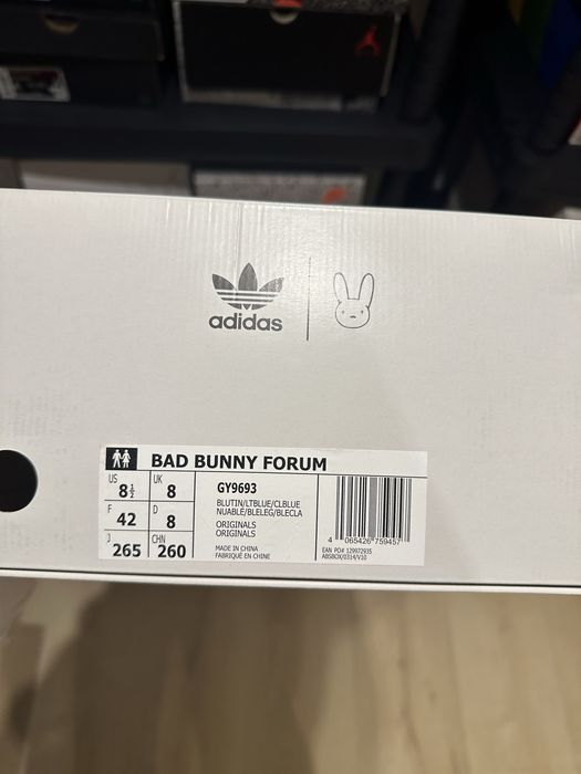 Adidas Bad Bunny Forum Buckle Blue Tint
