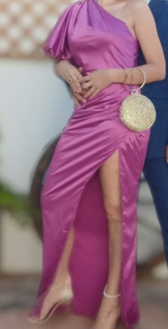 Vestido de cerimónia fushia