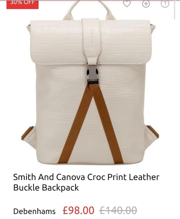 Шкіряний рюкзак від smith & canova