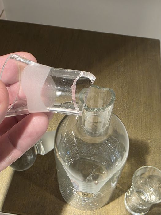 Horbowy Polmos Zielona Góra zestaw szkła artystycznego