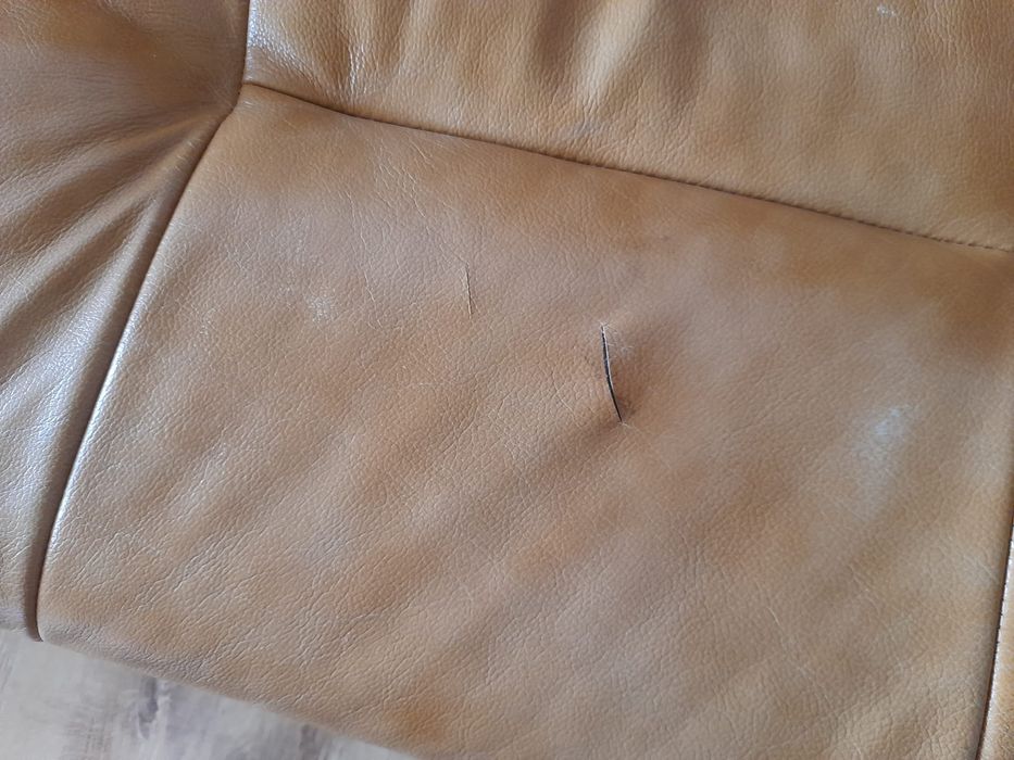 Sofa ze skóry rozkładana