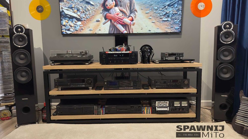 szafka rtv stolik audio na sprzęt pod telewizor hi-fi hi-end na wymiar