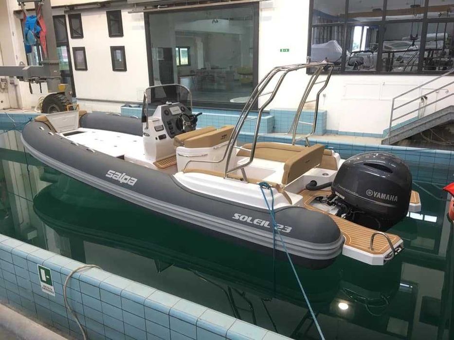 RIB ponton łódź motorowa nowa 2025 silnik Yamaha 200 KM, CE:B, 14 osób