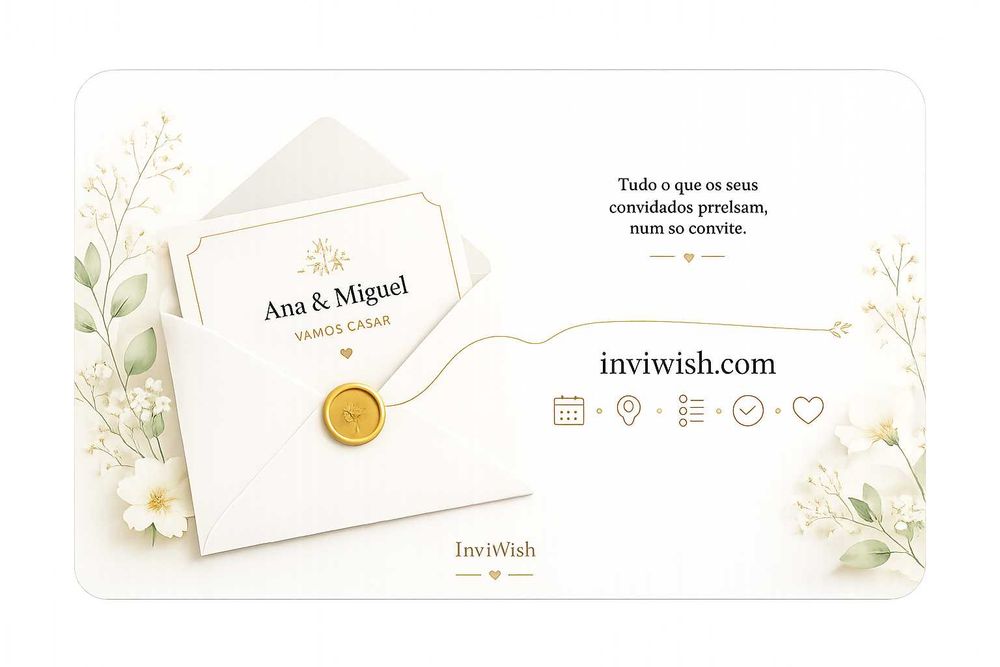 Convites Digitais de Casamento Personalizados | InviWish