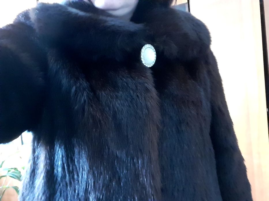 Шикарна шуба із нутриї.розмір 48-52