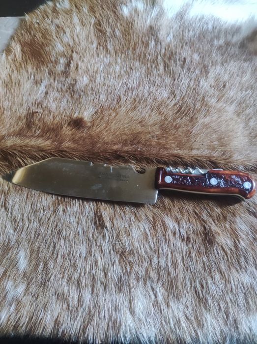 Faca Tramontina cabo  de madeira