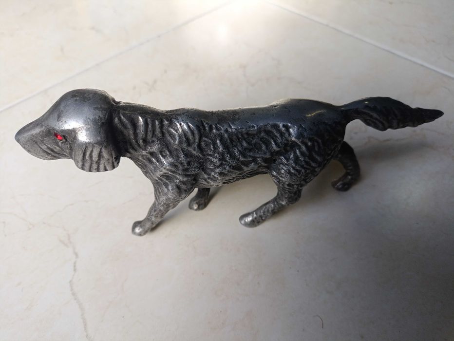 estatueta cão vintage