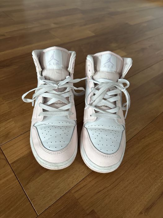 Buty Air Jordan 1 Mid (GS) Różowe
