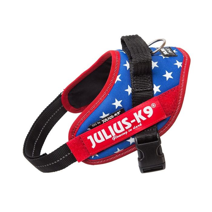 Julius-K9 mini-mini XS szelki uprząż flaga amerykańska