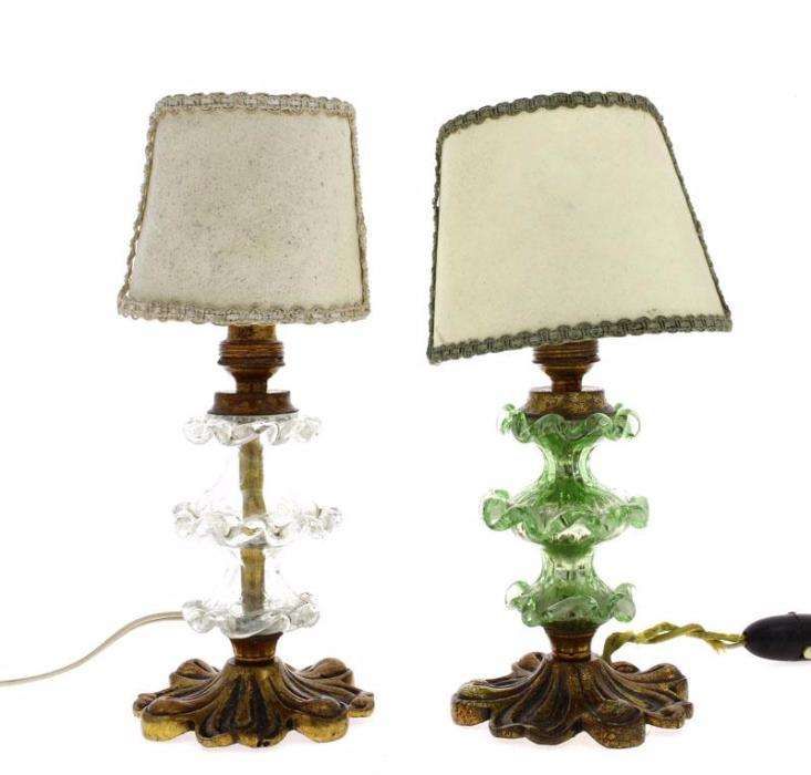 Par de candeeiros vintage