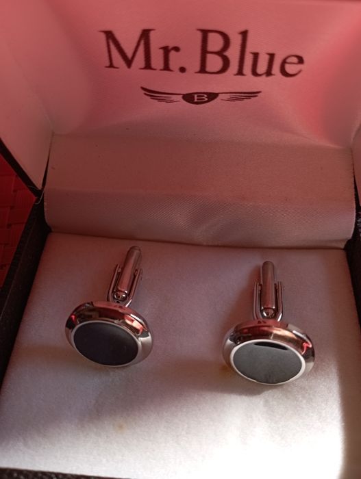 Botões de punho Mr. Blue