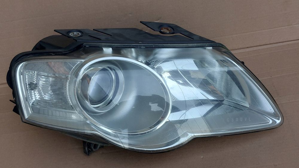 vw passat b6 lampa prawy przód przednia anglik ładna 1ll247014 -04