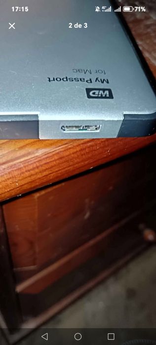 Disco rígido portátil Western Digital My Passport de 1 TB