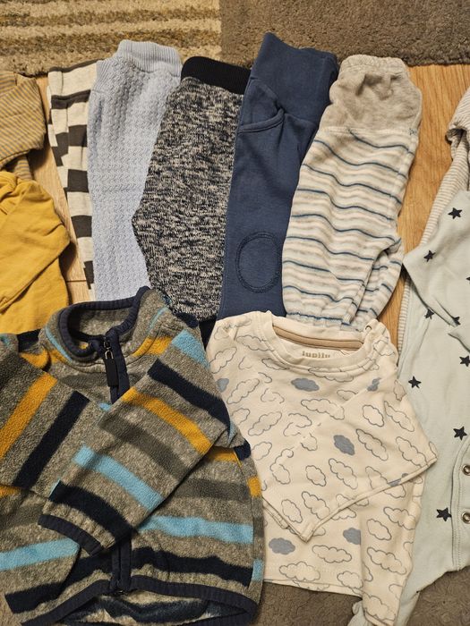Zestaw paka paczka ciuszki niemowlęce dla chłopca 62