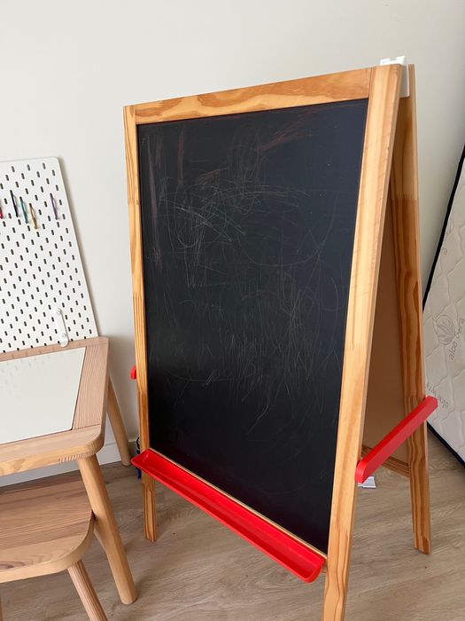 Mesa e quadro de atividades