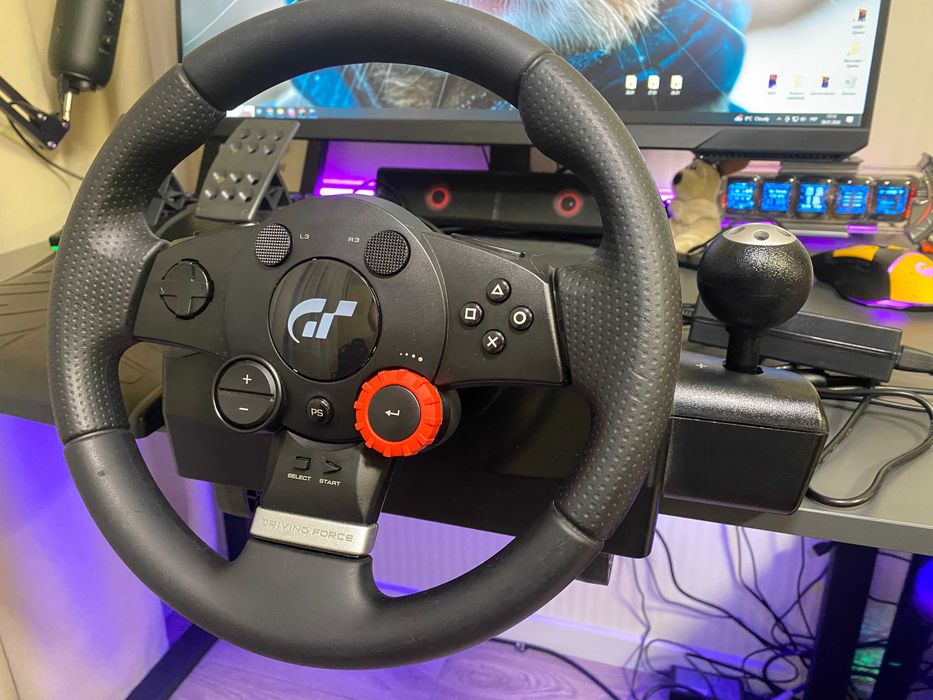 Logitech Driving Force GT | Ігрове кермо | 900 градусів
