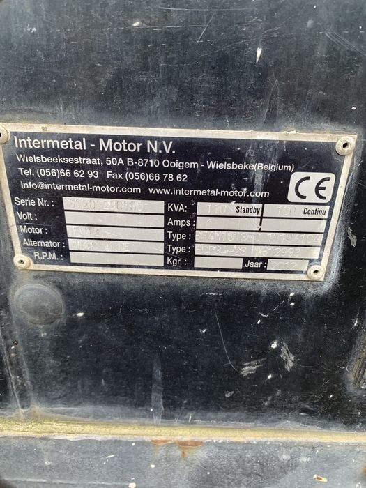 Agregat prądotwórczy 100 kw  diesel