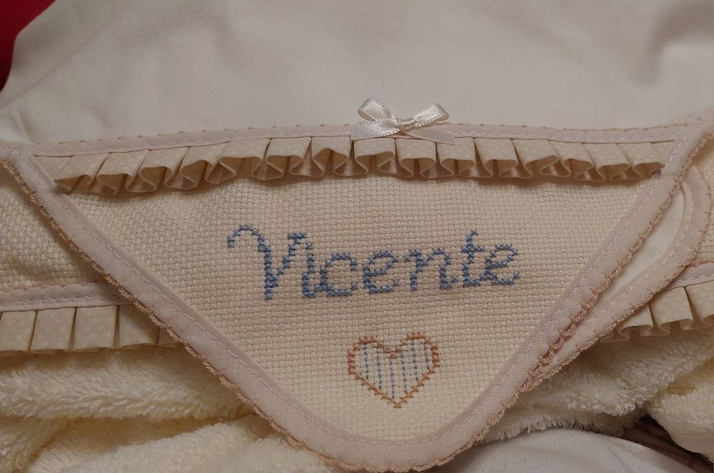 Conjunto Ponto cruz bebé