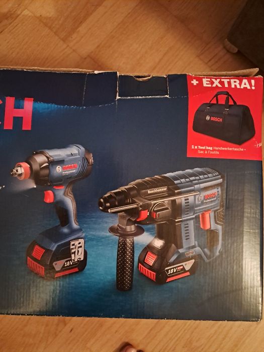 Sprzedam wiertarkę +ZAKRETARKĘ  BOSCH