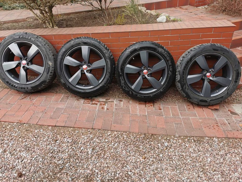 Felgi aluminiowe 19" + opony letnie Goodyear 235/55 R19 - komplet