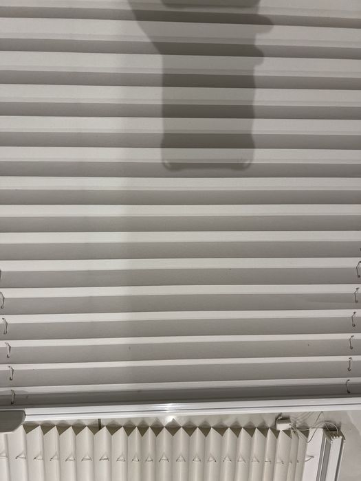 Żaluzje plisowane plisy białe 40 i 88 cm szerokości