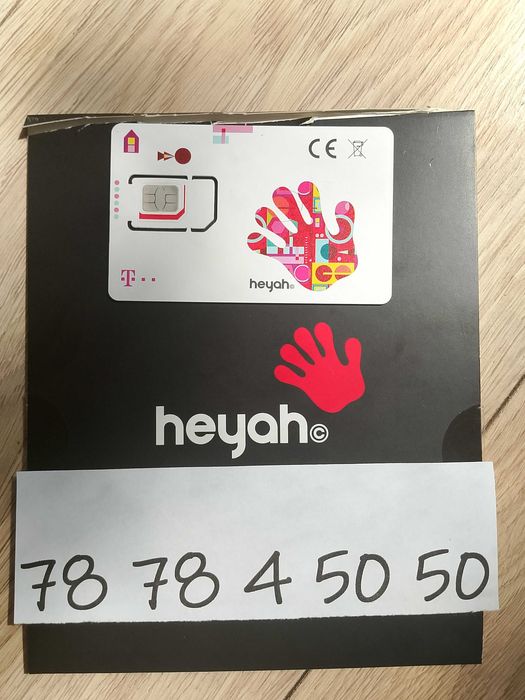 Karta prepaid z wyjątkowym numerem 78 78 4 50 50