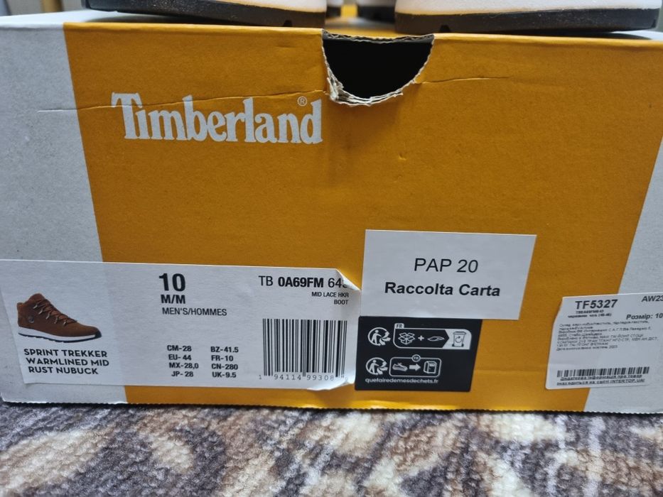 черевики Timberland Sprint Trekker Mid Lace