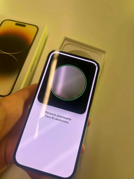OKAZJA! iPhone 14 Pro 128GB Gold z pudełkiem (bateria 100%)