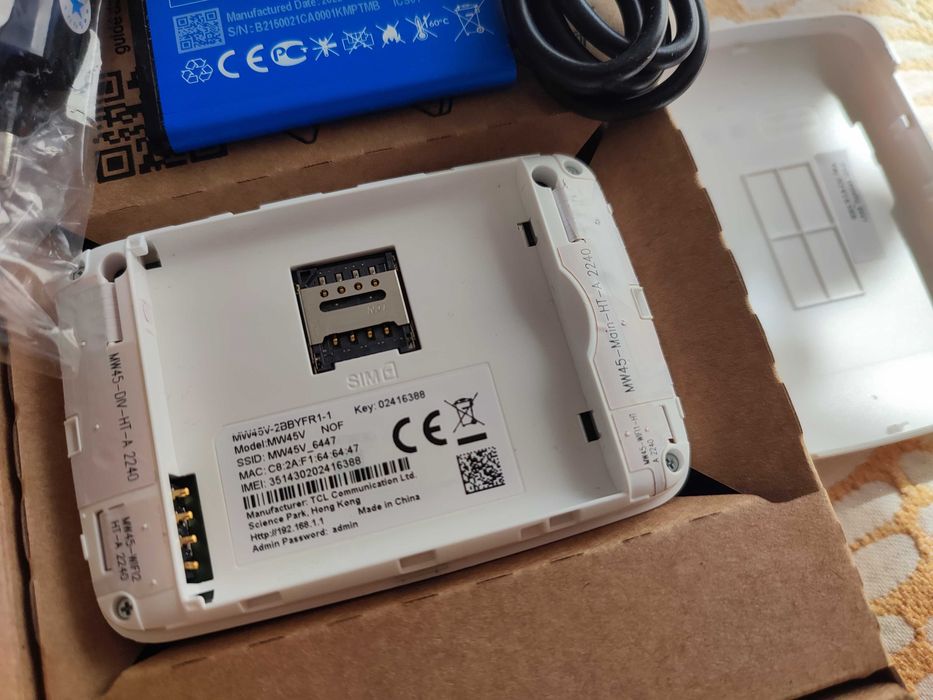 Alcatel MW45V 4G Router hotspot