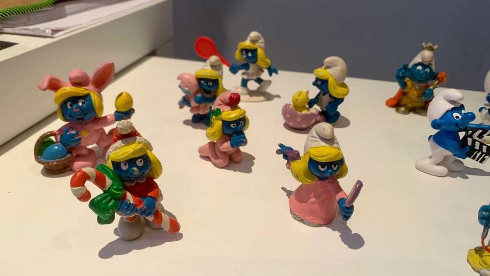 Estrufes (Smurfs) figuras em PVC SCHLEICH - vintage coleção