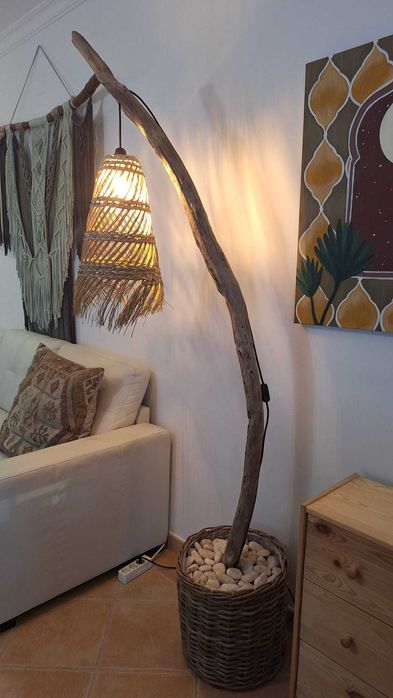 Candeeiro artesanal peça única