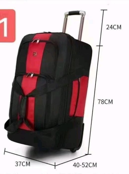 Дорожная сумка на колёсах — удобная, вместительная, отличное состояние