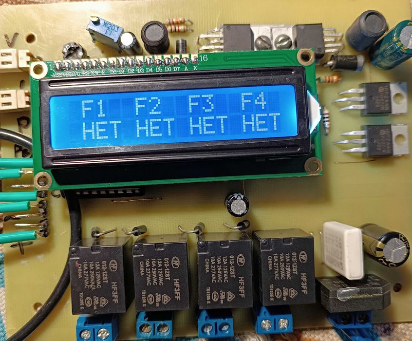 плата управления стендом для промывки форсунок