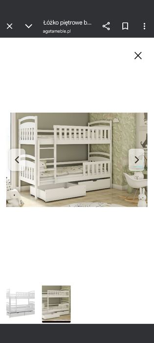 Łóżko piętrowe Agatka, Agata meble