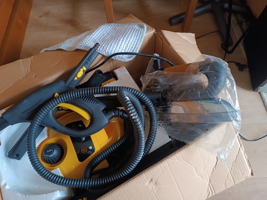 Máquina a vapor com ferro