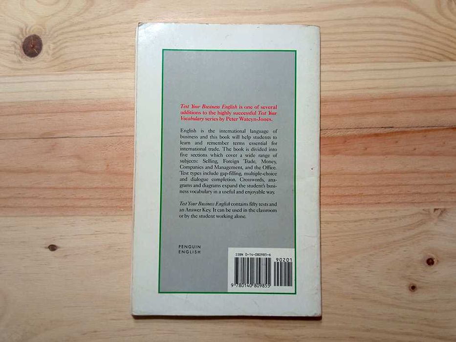 Livro "Test Your Business English" de J. S. McKellen