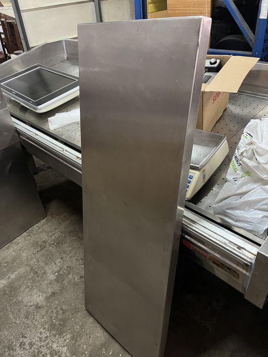 Prateleiras em inox conjunto de 3 unidades 1.25 x 46