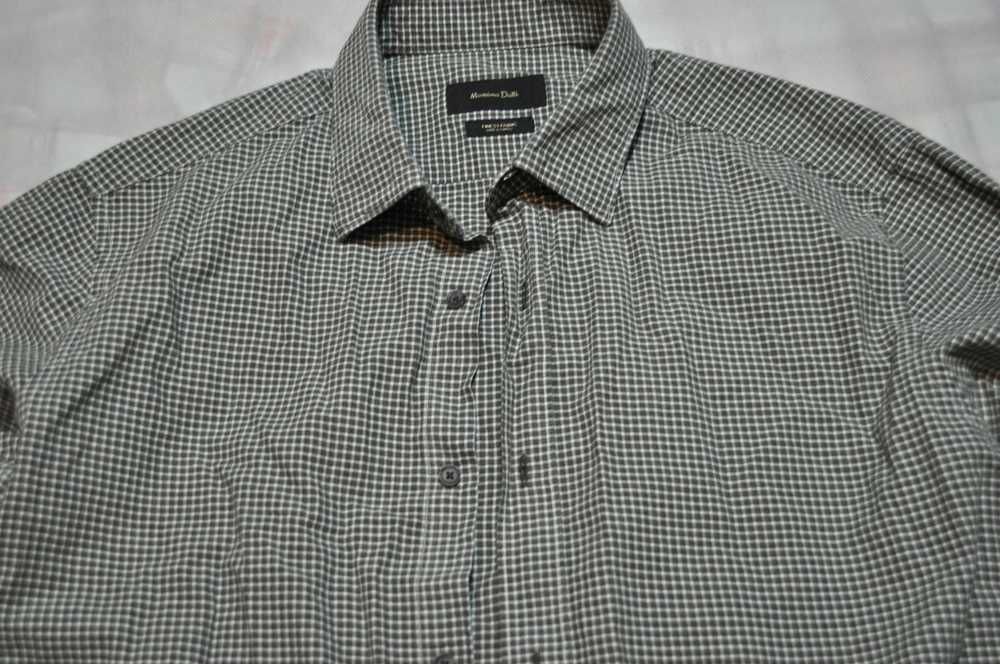 MASSIMO DUTTI L koszula męska w kratkę kratę i1