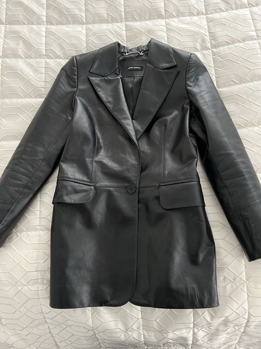 Пиджак женский кожаный Artem Smirnov